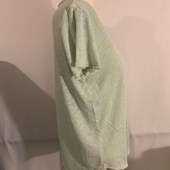 Project Social T Womens V-Neck Short Sleeve T-shirt Top Mint Green Size Small - Picture 5 of 7